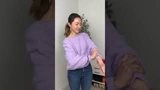 Smart Fixes Using Hair Ties to Adjust Loose Sleeves lifehacks tips tutorial Genius [upl. by Aninahs]