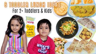 6 LunchDinner Recipes for 2 toddlers amp kids  Indian vegetarian meal ideas for picky eater kids [upl. by Lorusso590]