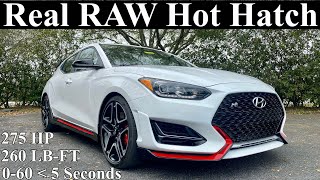 2022 Hyundai Veloster N TEST DRIVEFULL REVIEW [upl. by Eenaj]