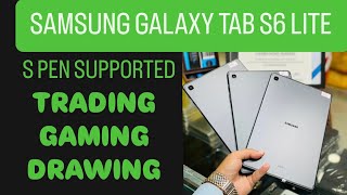 SAMSUNG GALAXY TAB S6 LITE  STYLUS PEN  GAMING [upl. by Kikelia668]