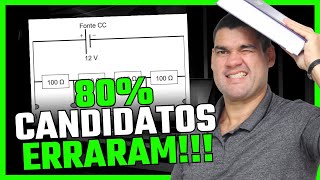 Circuitos Elétricos  Questão 06  Um estudante tem uma fonte de tensão com corrente contínua qu [upl. by Yenot]