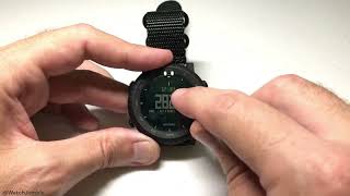 Suunto Core Alpha Stealth  Basics of the Altimeter [upl. by Ayres]