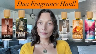 Dua Fragrances Haul 5 Beautiful Scents For Fall 🍁🍂🍁 [upl. by Ahcilef]