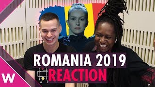 Romania  Eurovision 2019 REACTION video  Ester Peony quotOn A Sundayquot Revamp [upl. by Onig81]