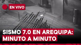 Sismo de 70 en Arequipa EN VIVO reporte minuto a minuto de TVPerú Noticias en Caravelí [upl. by Thorne269]