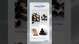 “Best Stainless Steel Pipe Manufacturer  Laxmi Pipe Industries” shorts ytshorts lpi [upl. by Adirehs]