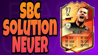 SBC SOLUTION NEUER 97  MADFUT 22 [upl. by Adnamor645]