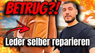 Leder Reparatur SCAM  geht das [upl. by Nylorac]