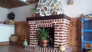 Como hacer una Chimenea  How to make a fireplace [upl. by Nylakcaj191]