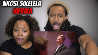 SHOCKING VOICES FROM AFRICA American Couple Reacts quotNkosi Sikelela iAfrika God Bless Africaquot [upl. by Nosirrag972]