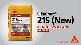 SikaGrout®  215 New  Application Process [upl. by Edivad]