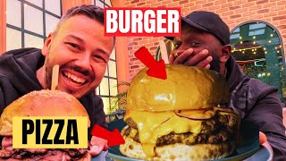 Il crée la PIZZBURG  pâte à pizza en dessous bun au dessus  TOP ou FLOP  VLOG 1483 [upl. by Xyla]