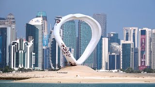 Doha  Qatar City Highlights 4KVideo [upl. by Taimi]