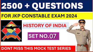 JKP CONSTABLE Mock Test  Jkp constable mcqs  jkp constable classes  Jkssb exams  history mcqs [upl. by Ibbetson946]