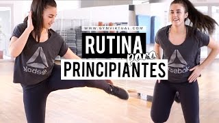 Rutina para principiantes ejercicios de piernas y cardio [upl. by Meeker]