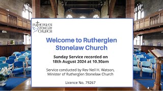 Rutherglen Stonelaw Church Service180824 [upl. by Inacana498]