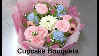 Cupcake Bouquet Tutorial [upl. by Lahsram384]