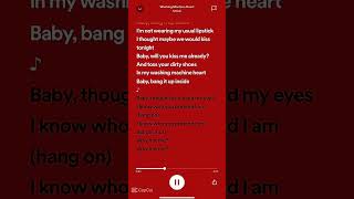 WASHING MACHINE HEART lyrics [upl. by Rosalind]