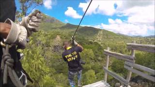 Zipline Casela Park Mauritius [upl. by Kirimia]