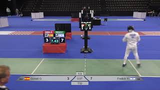 2024 739 T32 09 M E Individual Basel SUI ZCH GREEN FREILICH ISR vs GONELL ESP [upl. by Amalbena]