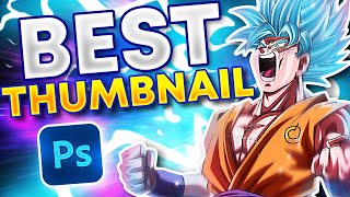 How To Make THE BEST Thumbnails on YouTube Photoshop [upl. by Nnyre]