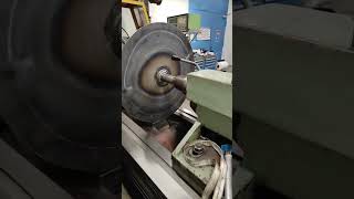 Machining belt conveyor roller on TOS sus80 lathe asmr steel lathe tos czech diy welding [upl. by Releehw137]