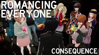 Persona 5 Valentines Day Consequences for Dating Everyone ENGLISH [upl. by Freberg530]