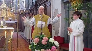 FronleichnamHochfest des Leibes und Blutes Christi in der Stadtpfarrkirche St Jakob in ChamBayern [upl. by Pelagi]