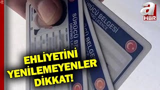 Ehliyetini Yenilemeyenler Dikkat Milyonlarca Sürücüye Başvuru Yoğunluğu Uyarısı l A Haber [upl. by Damarra69]