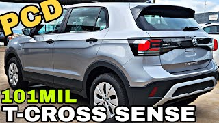 NOVO VW TCROSS SENSE TSI 2025  SUV DE ENTRADA COM MELHOR CUSTO BENEFÍCIO PARA PCD [upl. by Ahsienek592]