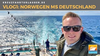 VLOG1 Zum Nordkap mit dem Klassiker MS DEUTSCHLAND  Anreise Seetag und die Fjorde Phoenix Reisen [upl. by Daren]