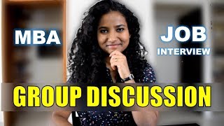 How to Prepare For Group Discussions  GD Topics with Answers  Job Interview  MBA [upl. by Yhtomiht]