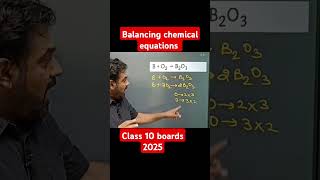 class 10 balancing chemical equations class10chemistrychapter1 balancingequations shorts short [upl. by Walt603]