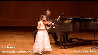 Lin Tokura age 12 Introduction and Rondo Capriccioso by SaintSaëns Camille [upl. by Gothart]