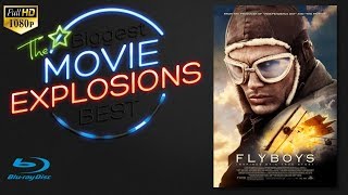 The Best Movie Explosions Flyboys 2006 Air Ship Explosion HD [upl. by Nelda]