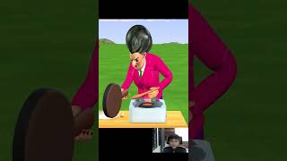 Scary Teacher 3D vs Squid Game Show off your chefs talent to make super delicious steak shorts [upl. by Attennyl]