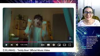 REACCIÓN JINHO  Teddy Bear MV [upl. by Glantz]