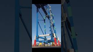 enerpac Jackingup container crane angkatberat forklift alatberat dongkrak teknik construction [upl. by Sirromal]