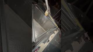 AC evaporator coil cleaning with a coiljet pressure washer hvac [upl. by Edmonds286]