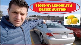 I ReSold My 2 Lemons at a Dealer Auction Did I WIN OR LOSE [upl. by Lefty603]