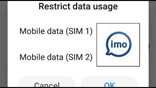 Imo Restrict Data Usage Problem Solve  Internet Data Problem [upl. by Iorgos]