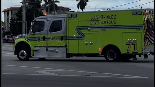 Miami Dade Fire Rescue MDFR R71 [upl. by Locklin701]