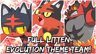 Pokemon Brick Bronze  FULL LITTEN EVOLUTION THEME TEAM [upl. by Nwahsir402]