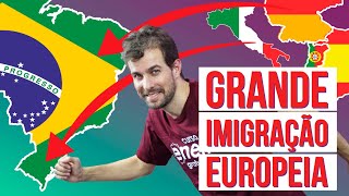 SEGUNDO REINADO GRANDE IMIGRAÇÃO EUROPEIA  Resumo de História para o Enem [upl. by Sukramal]