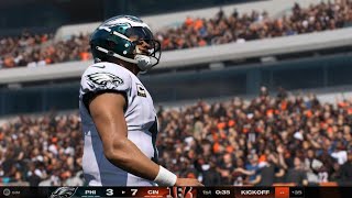 NFL EAGLES VS BENGALS [upl. by Eidnar]