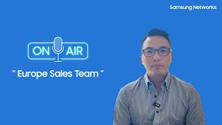 Samsung Networks Onair Hoyun Choi from Europe Sales Team [upl. by Eveleen]