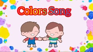 colors song  colors name  poem  little learners  kids education  preschool learning [upl. by Elehcim702]