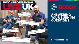 Ask The Experts Bosch Professional QampA [upl. by Aytnahs]