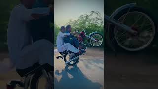 New variety 🔥🙀onewheeling wheele bikestunt bikeonewheeling bikewheeling stunt [upl. by Gherlein]