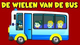 De wielen van de bus  Nieuwe versie  ♫ 1 uur ♫ Nederlandse kinderliedjes voor peuters en kleuters [upl. by Gilles]